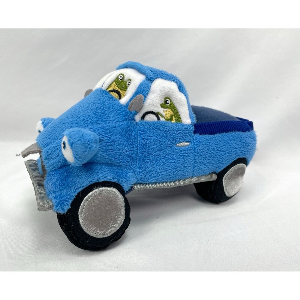 Yottoy Frog & Toad Blue Plush Car 9" Plush Beep Beep Sound Arnold Lobel Works